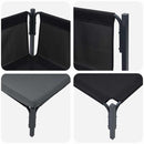 vidaXL Kültéri Bútor párnával párnával Antracit Acél