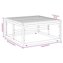 vidaXL Kültéri Bútor Antracit Acél