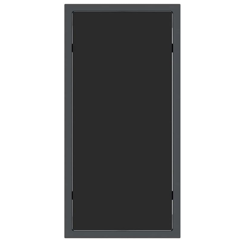 vidaXL Napozóágyak asztallal 3 pcs Fekete és antracit 197 x 54 x 86 cm