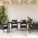 vidaXL Kerti Asztal Fekete 160 x 80 x 73 cm Fém