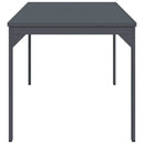vidaXL Teraszasztal Antracit 180 x 80 x 74 cm Porszórt acél