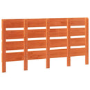 vidaXL Fejtámla Faggyú barna 160,5 x 3 x 80 cm Tömör fenyőfa