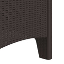 vidaXL Kerti Szék 2 pcs Barna 53 x 49 x 85 cm PP