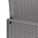 vidaXL Kerti Szék 2 pcs Világosszürke 53 x 49 x 85 cm Polipropilén