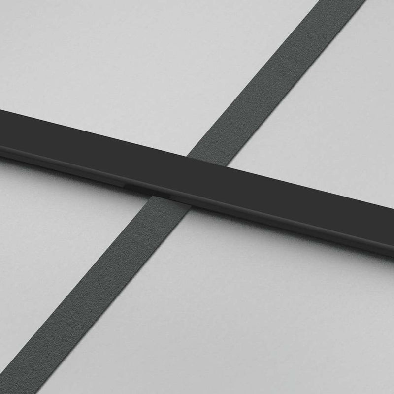 vidaXL fekete edzett üveg tolóajtó fémszerelék szettel 90x205 cm