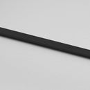 vidaXL fekete ESG üveg tolóajtó fémszerelvény-szettel 76x205 cm