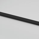 vidaXL fekete edzett üveg tolóajtó fémszerelék szettel 102,5x205 cm