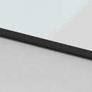 vidaXL fekete edzett üveg tolóajtó fémszerelék szettel 102,5x205 cm