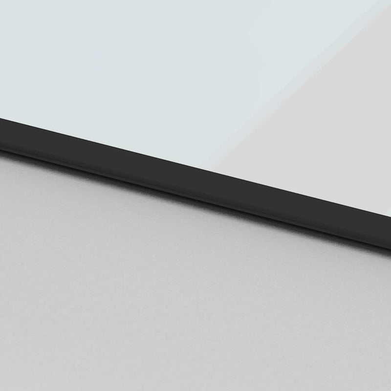 vidaXL fekete edzett üveg tolóajtó fémszerelék szettel 102,5x205 cm