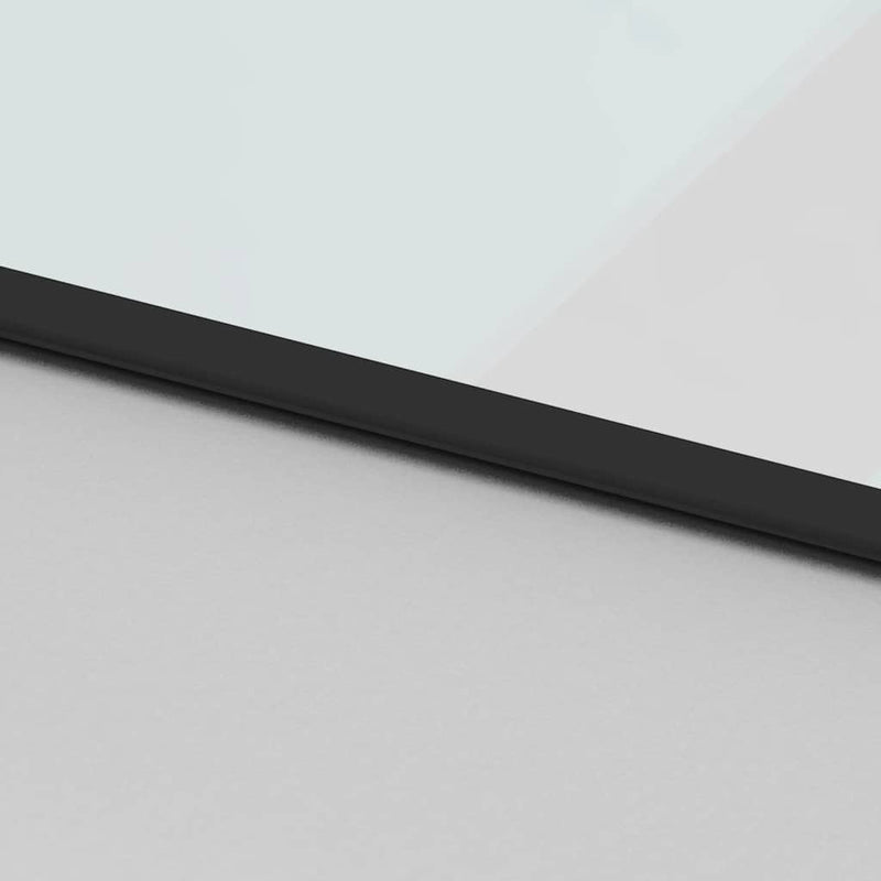 vidaXL fekete edzett üveg tolóajtó fémszerelék szettel 76x205 cm