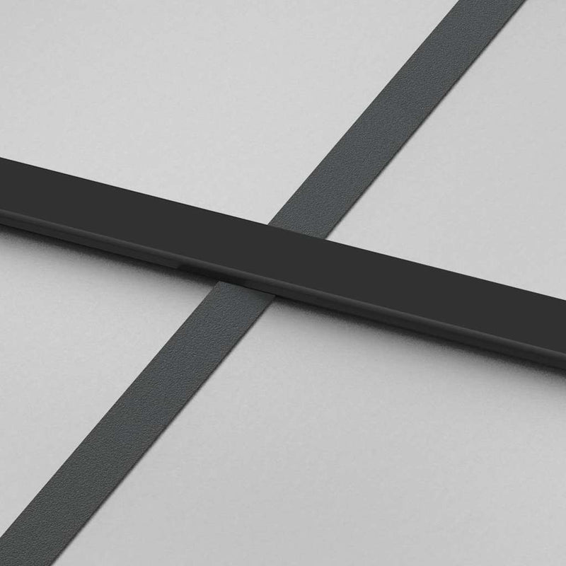 vidaXL fekete edzett üveg tolóajtó fémszerelék szettel 102,5x205 cm