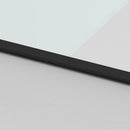 vidaXL fekete edzett üveg tolóajtó fémszerelék szettel 102,5x205 cm