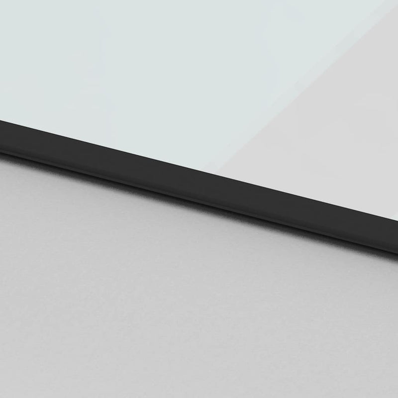 vidaXL fekete edzett üveg tolóajtó fémszerelék szettel 102,5x205 cm