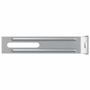 vidaXL Anti Tip konzol Egyszínű 2 pcs Ezüst 74,5 x 15 x 32 mm Vas