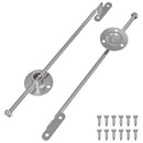 vidaXL Húzó Rúd Zsanér 2 pcs Ezüst 190 mm Vas
