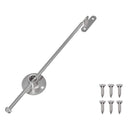 vidaXL Húzó Rúd Zsanér 12 db Ezüst 190 mm Fém