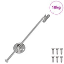 vidaXL Húzó Rúd Zsanér 439 db Ezüst Fém