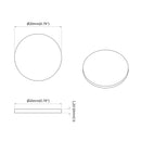 vidaXL Matrica 2 pcs Fehér Ø 20 x 0,5 mm Papír