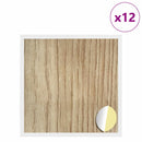 vidaXL Öntapadó csavar borító 12 pcs Artisan tölgy Ø 20 x 0,5 mm