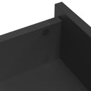 vidaXL Öntapadó csavar borító 12 pcs Fekete Ø 20 x 0,5 mm