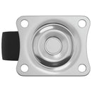 vidaXL Forgó kerék 2 pcs Ezüst 60 x 60 x 50 mm Vas és nylon