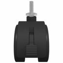 vidaXL Kerekek 12 pcs Fekete és Ezüst 40,1 x 40,1 x 37,8 mm Vas és PP