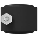 vidaXL Kerekek 12 pcs Fekete 40,1 x 37,8 mm PP és vas