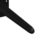 vidaXL Álló Lábak 12 pcs Fekete 56 x 56 x 100 mm Vas