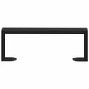 vidaXL Bútor lábak 12 pcs Fekete 281 x 40,5 x 100 mm Vas