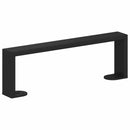 vidaXL Bútor lábak 12 pcs Fekete 311 x 40,5 x 100 mm Vas