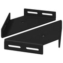 vidaXL Sarok tartó 2 pcs Fekete 138,5 x 50,5 x 16 mm Vas