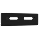 vidaXL Sarok tartó 12 pcs Fekete 138,5 x 50,5 x 16 mm Vas