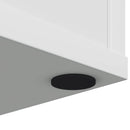 vidaXL Bútor lábpárnák 2 pcs Fekete Ø 30 x 2 mm EVA