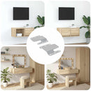 vidaXL Flush szerelvény tartó 2 pcs Ezüst 75 x 66 x 1,4 mm Acél