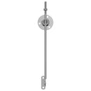 vidaXL Fedél Támogató Zsanér 2 pcs Ezüst 194 x 36 x 18 mm Vas
