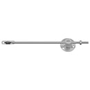 vidaXL Fedél Támogató Zsanér 12 db Ezüst 194 x 36 x 18 mm Vas