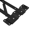 vidaXL Ágyemelő mechanizmus 2 pcs Fekete 340 x 95 x 40 mm Vas