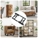 vidaXL Ágyemelő mechanizmus 2 pcs Fekete 340 x 95 x 40 mm Vas