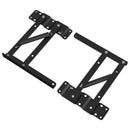 vidaXL Ágyemelő mechanizmus 2 pcs Fekete 340 x 95 x 40 mm Vas