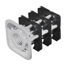 vidaXL Menetes csőbetét 12 pcs Fekete és Ezüst 15,8 x 15,8 x 22,5 mm