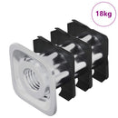 vidaXL Menetes csőbetét 1818 pcs Fekete és Ezüst 15,8 x 15,8 x 22,5 mm