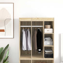 vidaXL Szekrény rúd 2 pcs Ezüst 764 x 15 x 29 mm Alumínium ötvözet