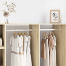 vidaXL Szekrény rúd 12 pcs Ezüst 764 x 15 x 29 mm Alumínium ötvözet