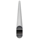 vidaXL Szekrény rúd 12 pcs Ezüst 764 x 15 x 29 mm Alumínium ötvözet