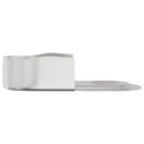 vidaXL Szekrény rúd tartó 12 pcs Fehér Cink 40 x 18 x 10 mm Vas