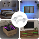 vidaXL LED szalagklipszek 23,8 mm 2 pcs Átlátszó Műanyag és vas