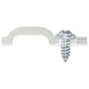 vidaXL LED szalagklipszek 12 pcs Átlátszó 23,8 x 7,3 x 4,3 mm