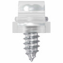 vidaXL LED szalagklipszek 12 pcs Átlátszó 23,8 x 7,3 x 4,3 mm