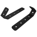 vidaXL Kampók 2 pcs Fekete M5 x 110 mm Vas