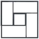 vidaXL Kerti cserép Antracit 80 x 80 x 50 cm Hidegen hengerelt acél